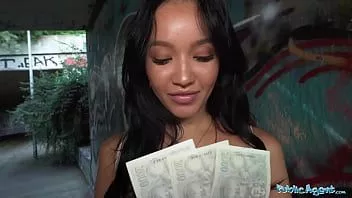 Play Public agent asia vargas is the perfectly formed natural looking model to fuck