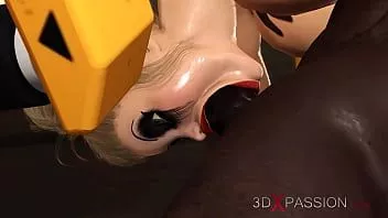 play 性感的金发女郎喜欢受束缚的硬他妈的