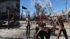 play Fallout 4'te aşırı BDSM moda ile seksi genç esmer